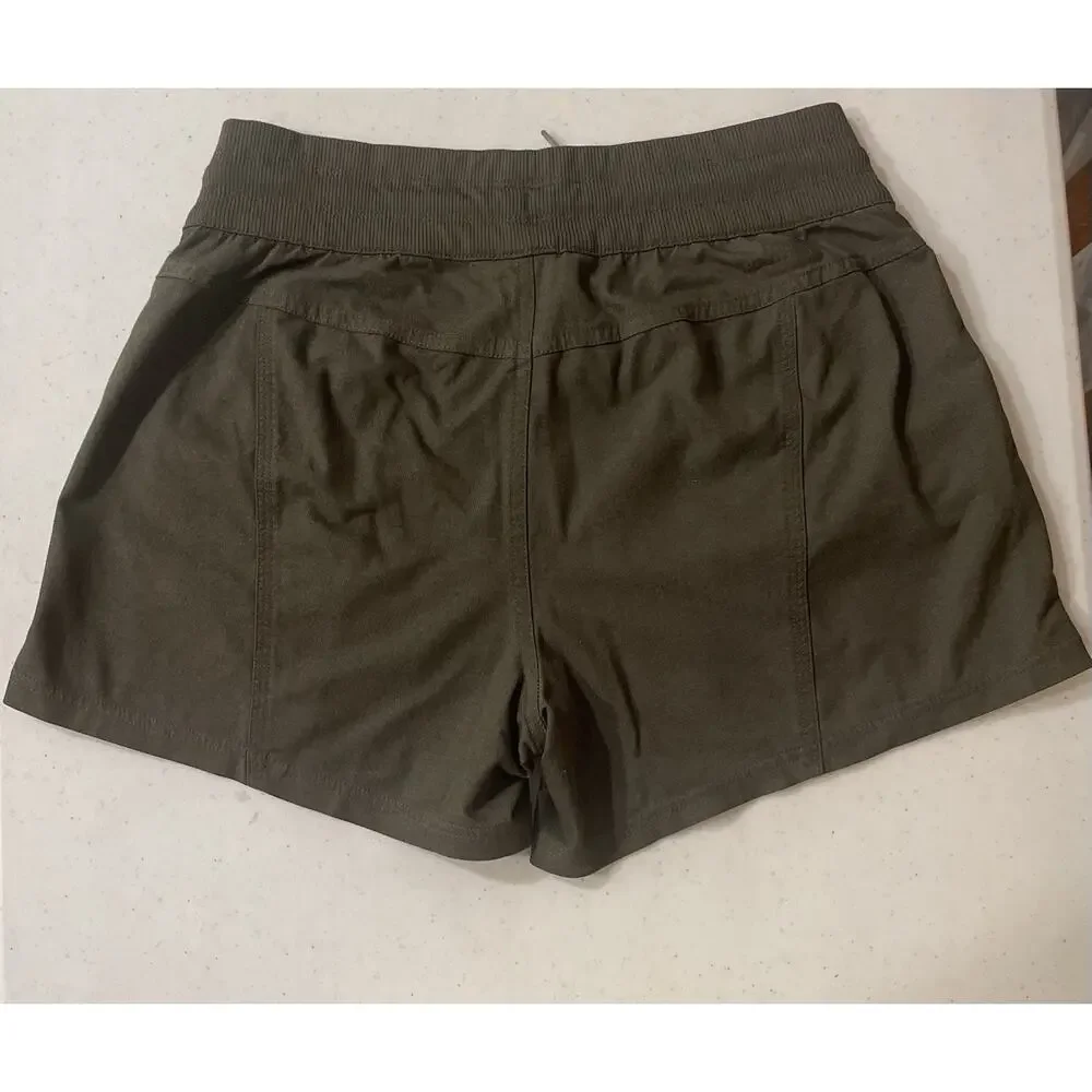 The North Face Shorts Women’s Sz M Green Aphrodite Motion Hiking Jogging Active - Picture 3 of 8